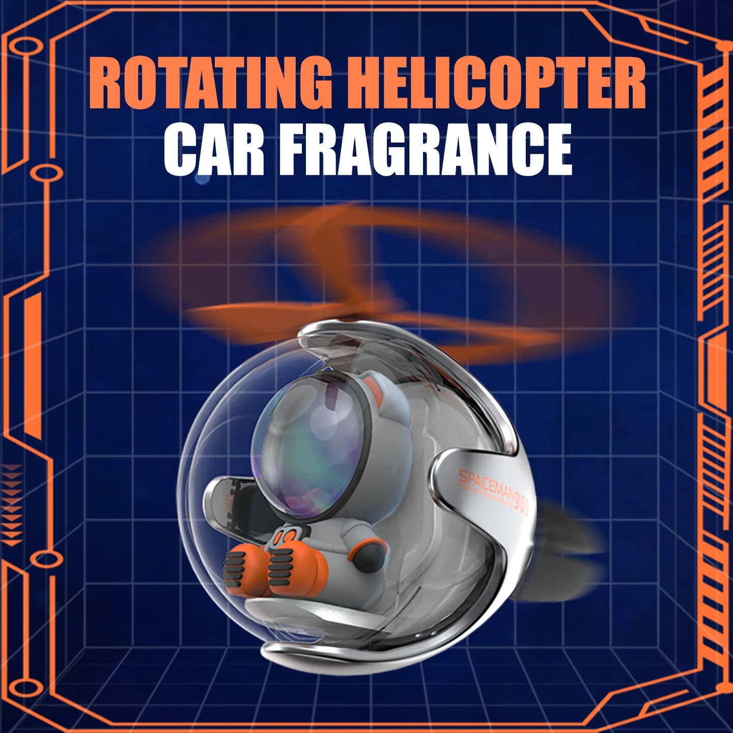 Unlit Cool Pilot Car Ornaments Vent Clip Deodorant Accessories Decorations Fragrance Diffuser