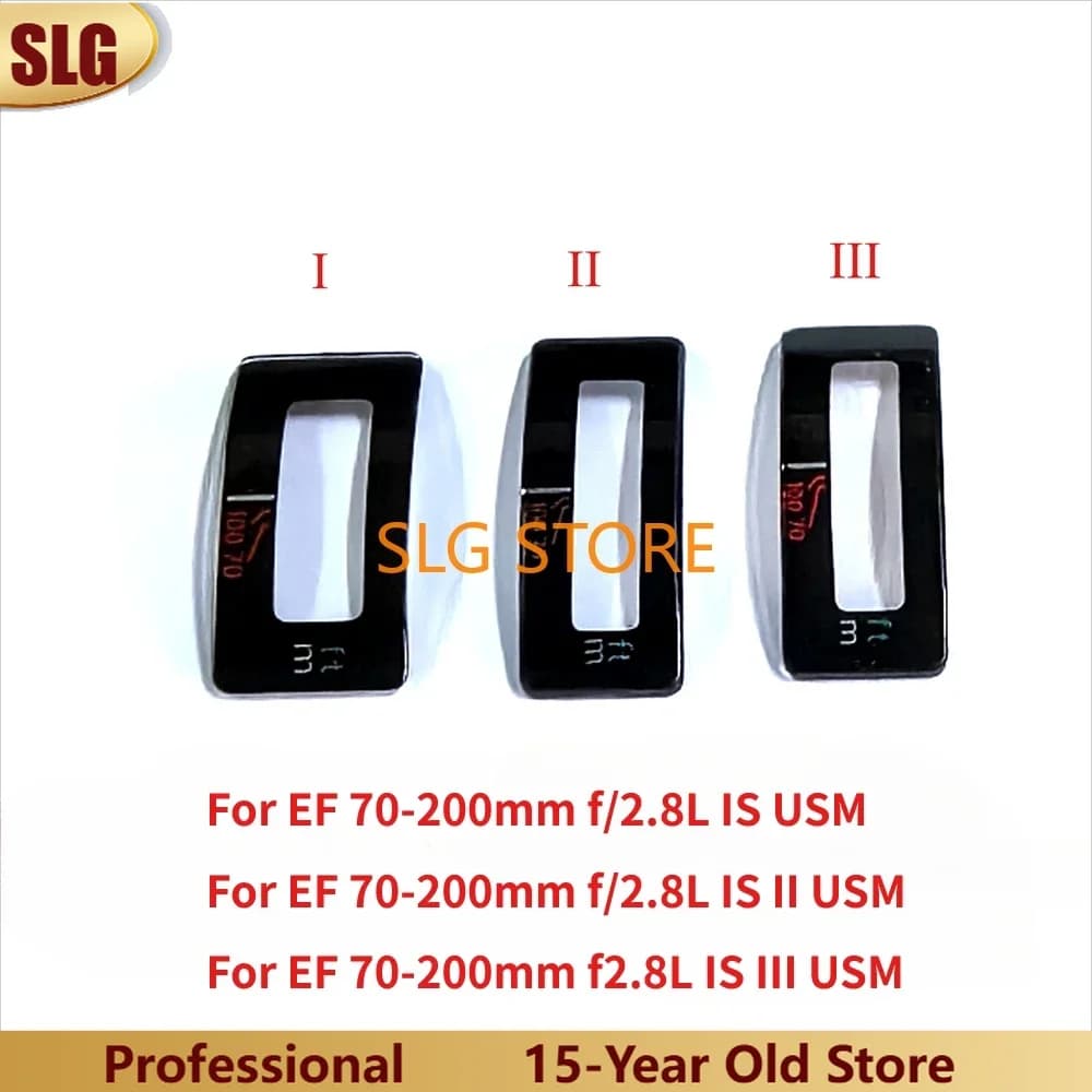 New camera focus scale distance window for Canon EF 70-200mm F/2.8 2.8L 70-200mm 1:2.8 L IS I II III USM target repair part
