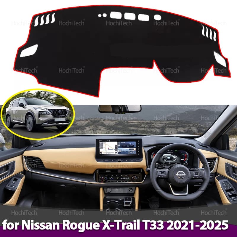 Per Nissan Rogue X-Trail T33 2021 2022 2023 2024 2025 Cruscotto Bordo di Copertura Anti-Slip Zerbino Proteggere Pad Auto Parasole Tappeto