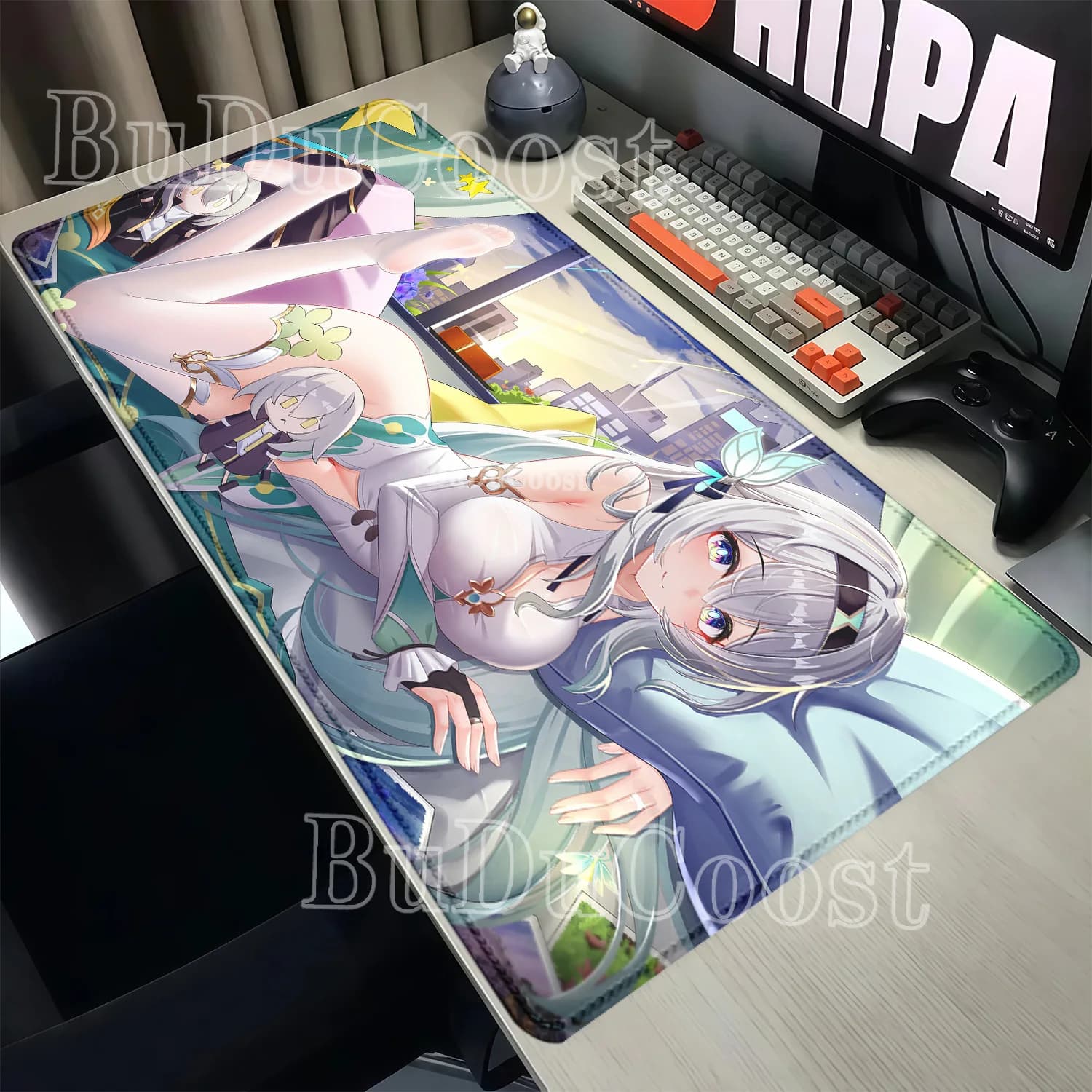 HD Printing HSR Firefly Honkai Star Rail Large Gaming Mouse Pad Kawaii Office DeskMat Keyboard Anime Sexy Girl Non-slip Mousepad