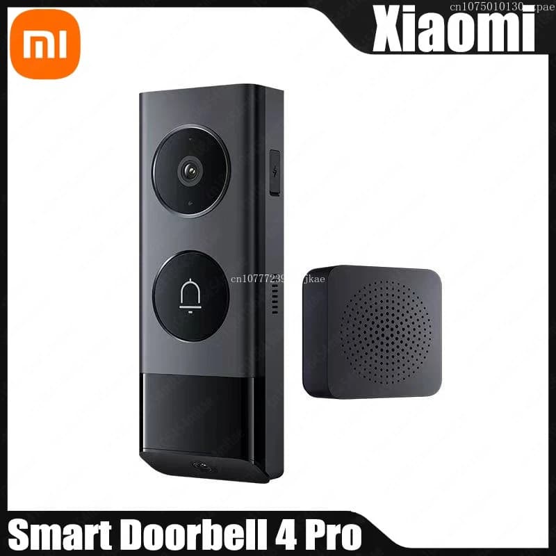 Xiaomi Smart Doorbell 4Pro 5MP Ultra HD Infrared Night Vision 150 Degree Dual Camera Smart Security Video Doorbell