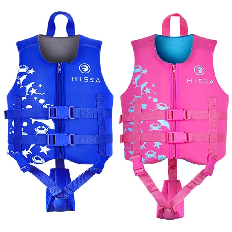 Giubbotto di salvataggio da pesca per bambini Abbigliamento sportivo acquatico Giubbotti di salvataggio per bambini Giubbotto da nuoto galleggiante per ragazzi e ragazze
