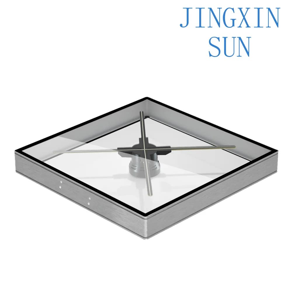 65Cm rotating naked eye three-dimensional suspension aerial imaging aluminum alloy fan screen wifi projector 3d
