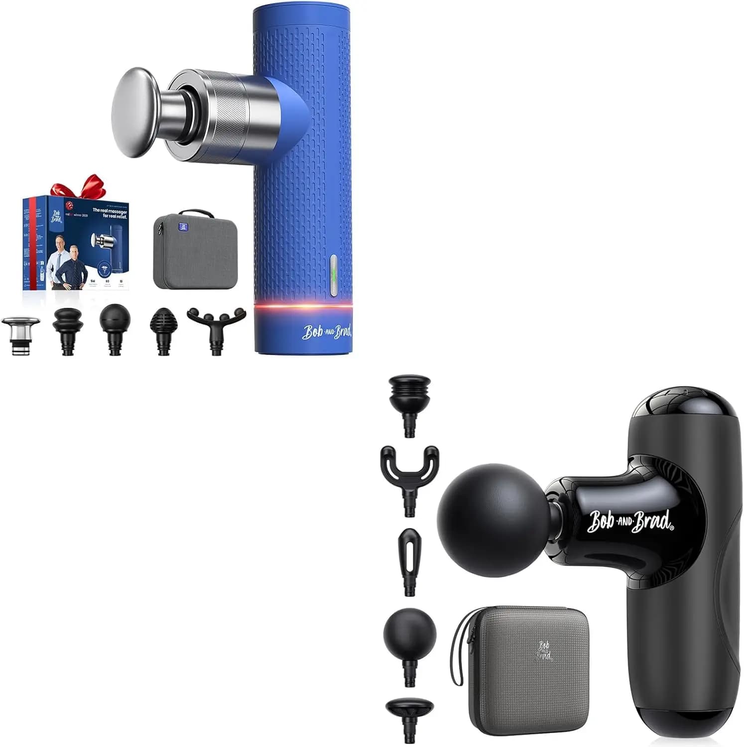 Mini massage gun Q2 and massage gun A7 with width of 11 mm
