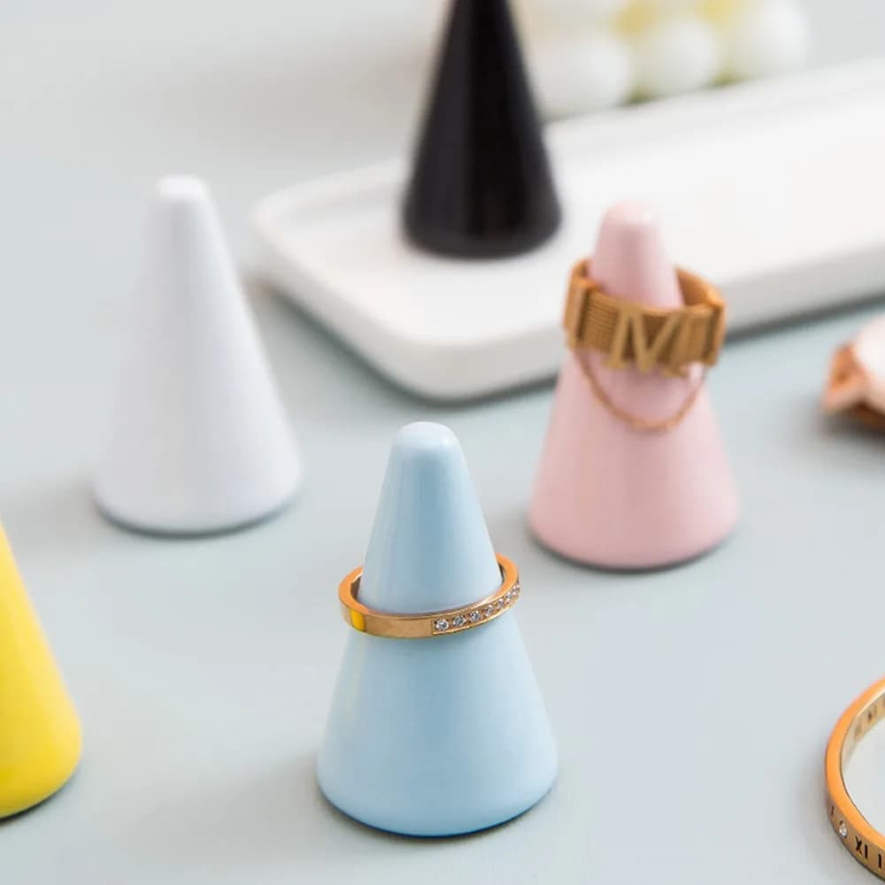 Puntelli per gioielli supporto per vassoio organizzatore a forma di dito per anelli supporto per anello espositore per gioielli espositore per gioielli espositore per anelli