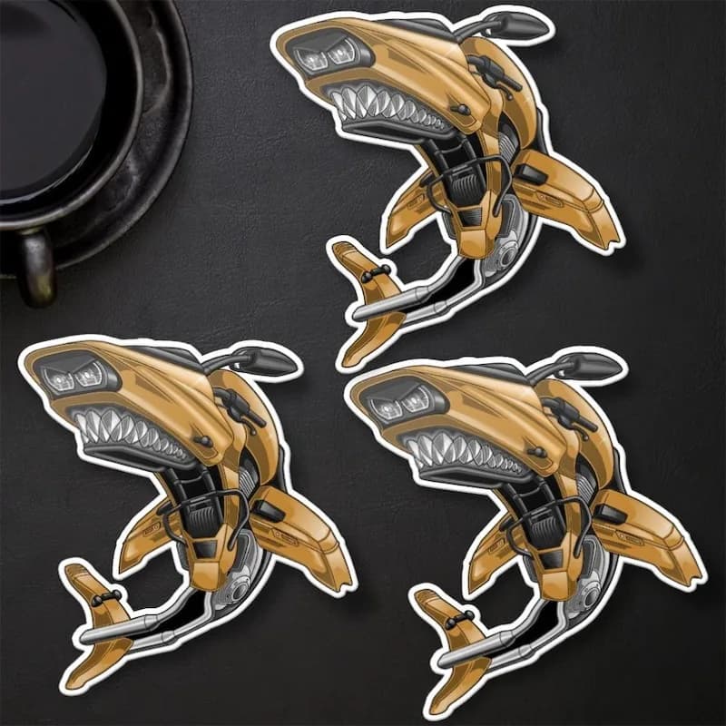 1PC adesivi per carenatura moto naso di squalo rimontare impermeabile moto serbatoio carburante scatola casco decalcomanie in vinile per Harley Road Glide