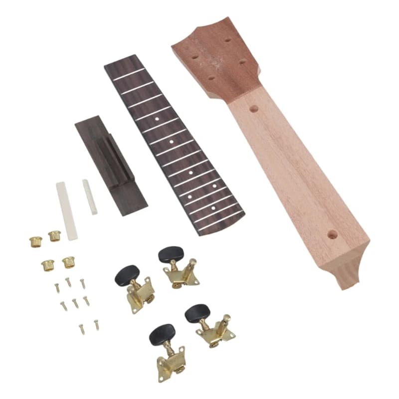 1 Set Ukulele Neck Fretboard Fingerboard and Neck Ukulele Fretboard Neck