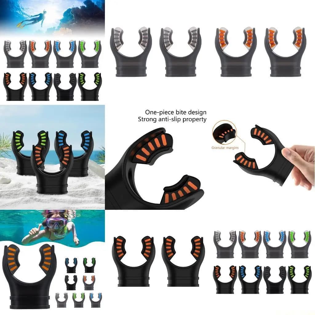 M5TC 2 pezzi Boccaglio per immersione in silicone Universali Accessori per respirazione subacquea