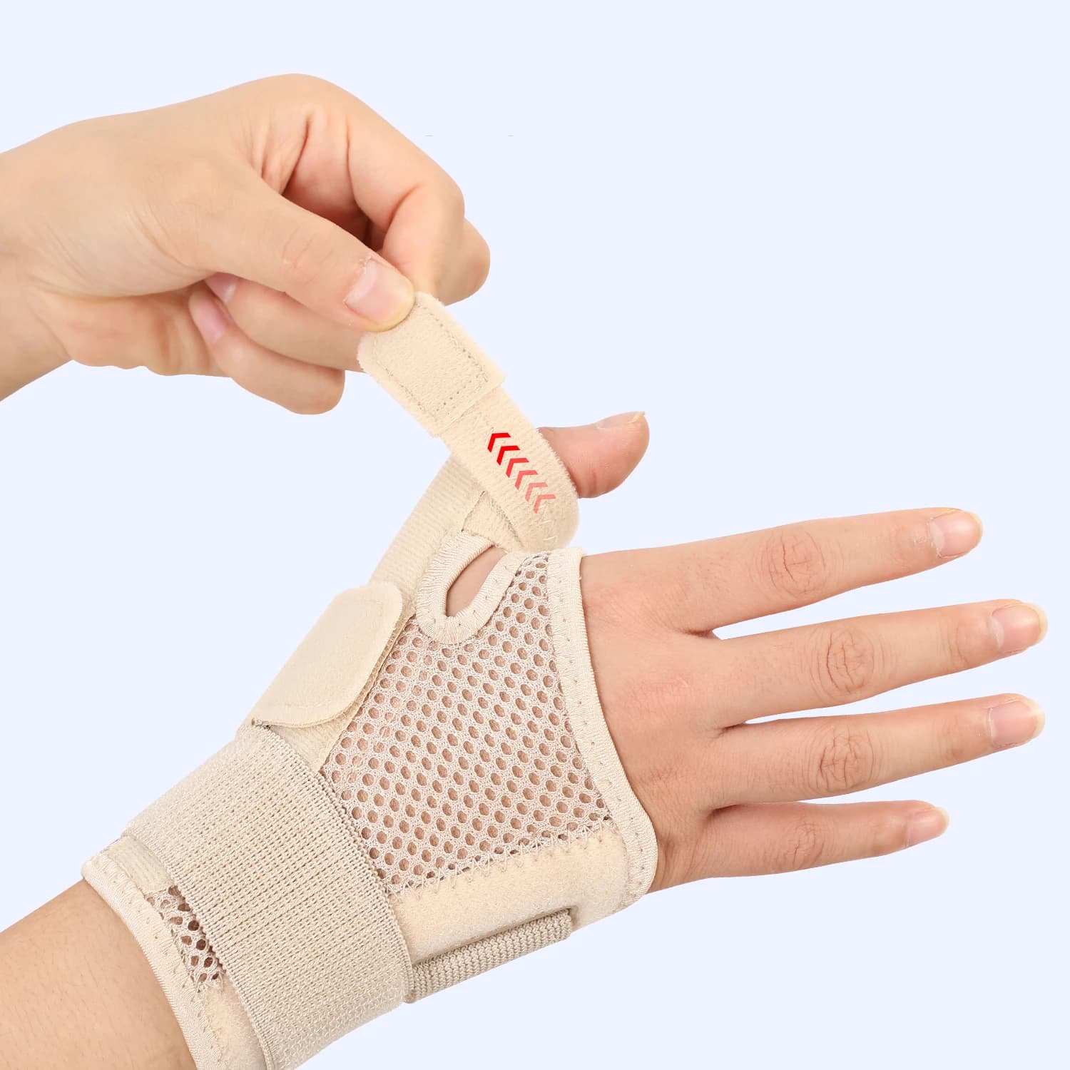 Supporto Professionale per Polso 1/2 PC, Fascia per Artrite, Cintura per Tunnel Carpale, Tutore per Polso, Prevenzione Natiche, Protezione Polso per Fitness