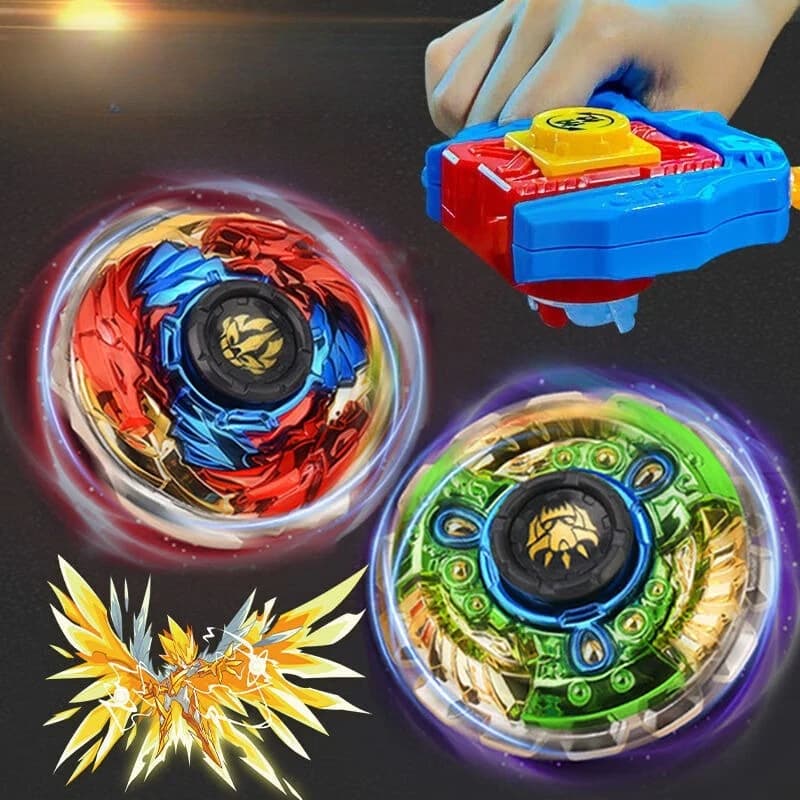 GoBiggeR Spinning Top Tip Gyro Fidget Spinner EDC Alleviare lo stress Riducendo i giocattoli Antistress Alleviare l'ansia per i bambini