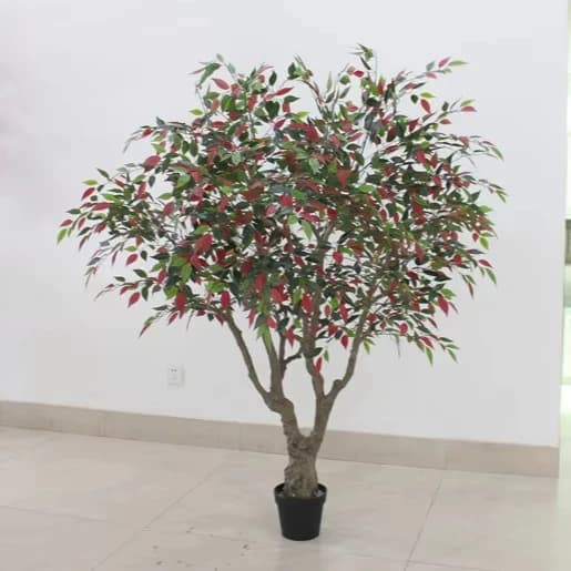 Piante artificiali decorative, piante ornamentali per la decorazione della casa, albero di ulivo