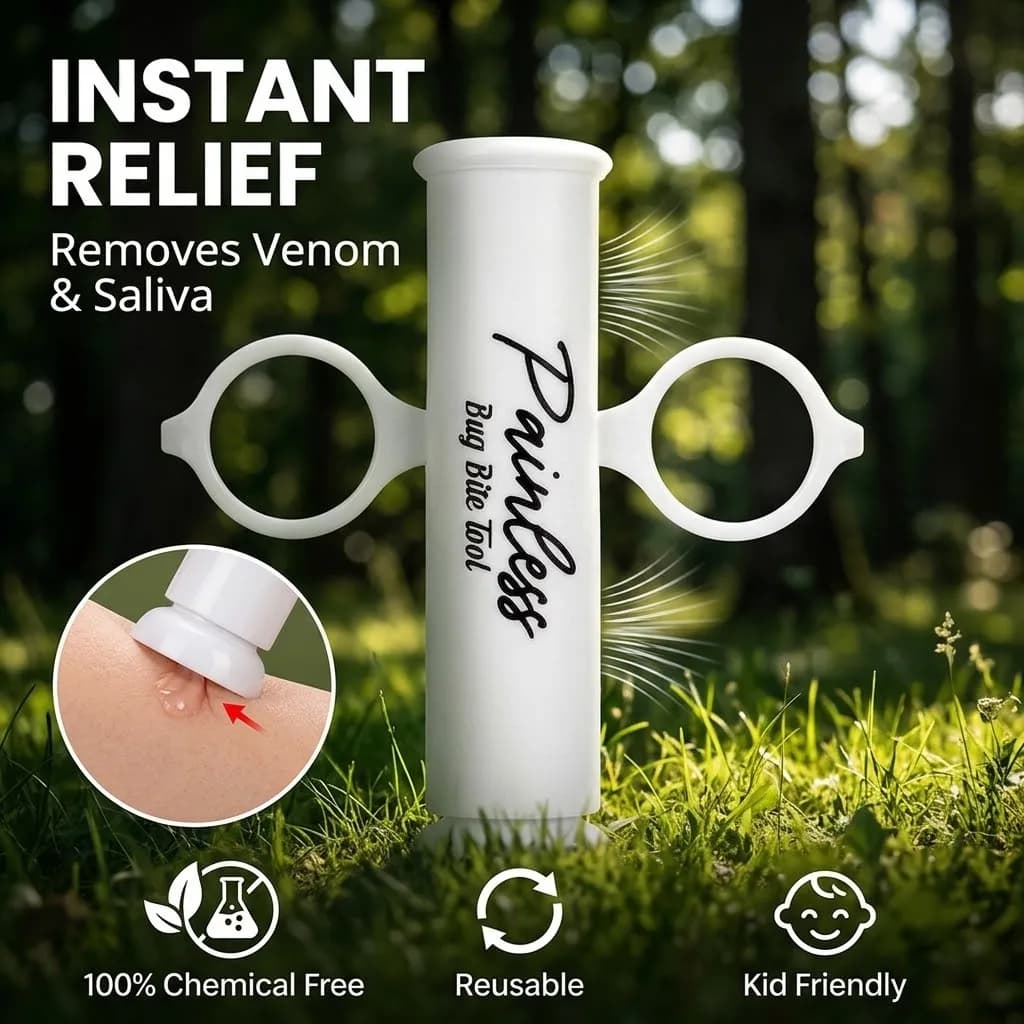 Insect Bug Bite Suction Pump Venom Extractor Bee Sting Relief Wasp Snake Poison Remover Tool Outdoor Camping First Aid Kit Gear