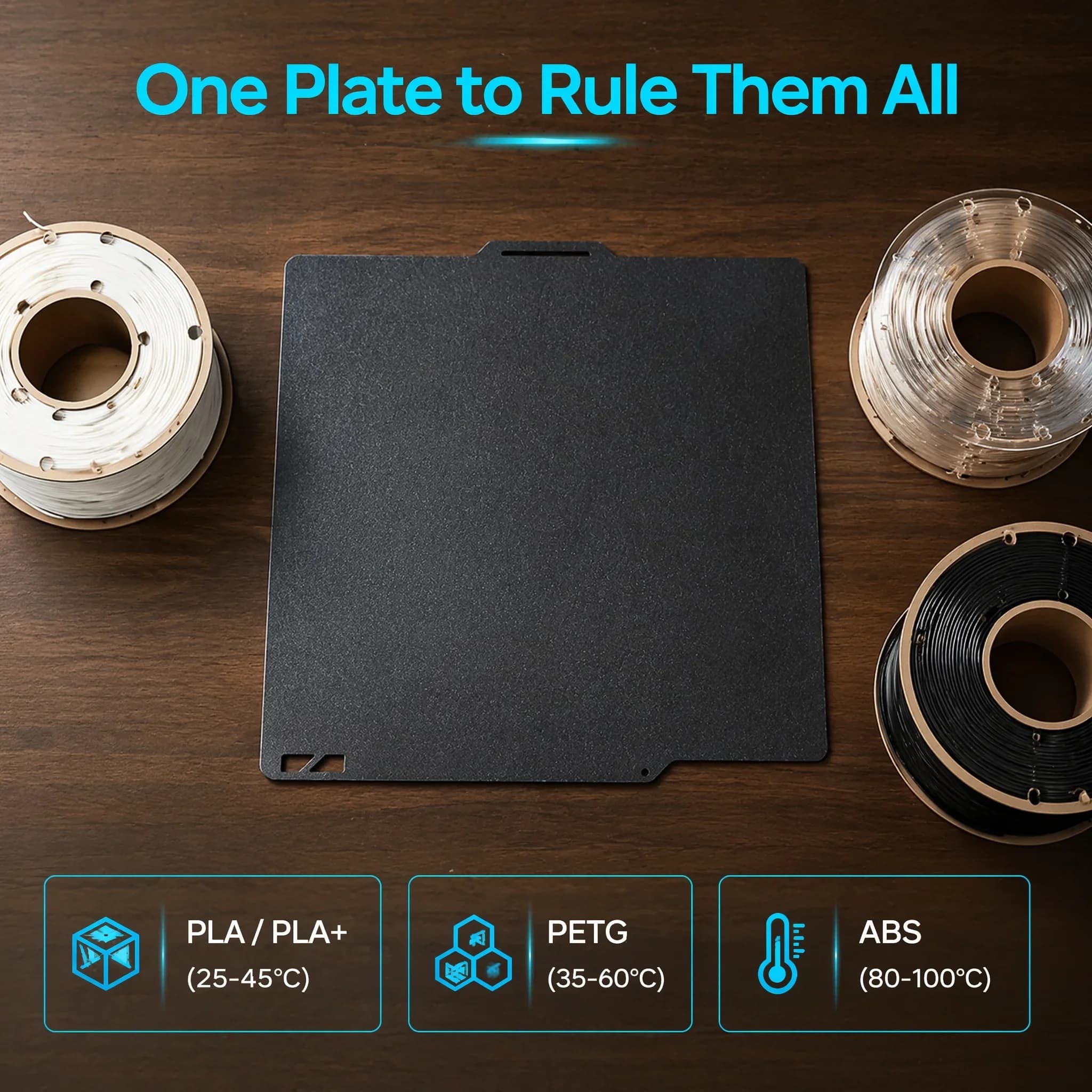 Super‑AFP Double‑Sided Spring Steel Build Plate Cold Printing Textured 184x184mm For Bambu Lab A1 Mini 3D Printer Accessories