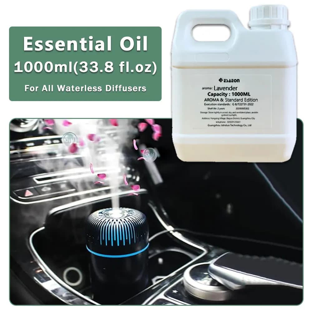 ESAEON Essential Oils, For All Waterless Aromatherapy Machines, Hotel Household Aroma Machine Oil, Lavender - 1000ML(33.8 fl.oz)