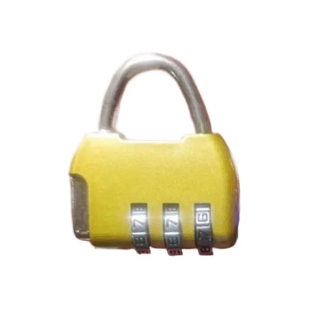 New Zinc alloy 3 Digit Password Lock Anti-theft Padlock Dormitory Cabinet Lock Luggage Combination Lock Travel