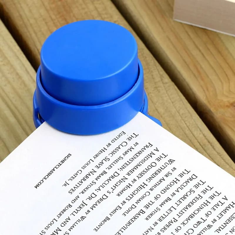 1PC Mini Stapleless Stapler Office Staple Free Stapleless StaplerHome Paper Binding Binder Paperclip Office Stationery
