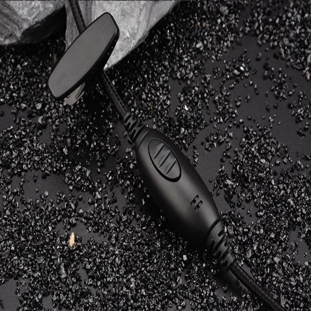 Wired Walkie-Talkie Headset Over Ear K Type Walkie Wired Earphone Earhook Design 2 Pin M Plug Two Wired Earpiece