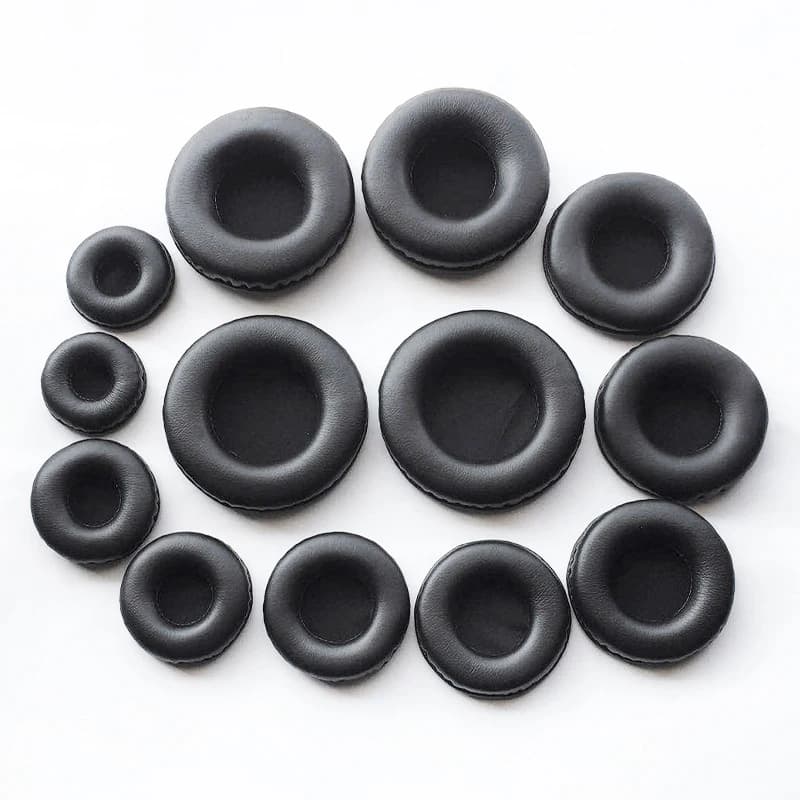 Ear Pads Headphone Sponge Covers For Earphone Accessories Cushion Replacement Leather Foam Earpads Trig Rain
