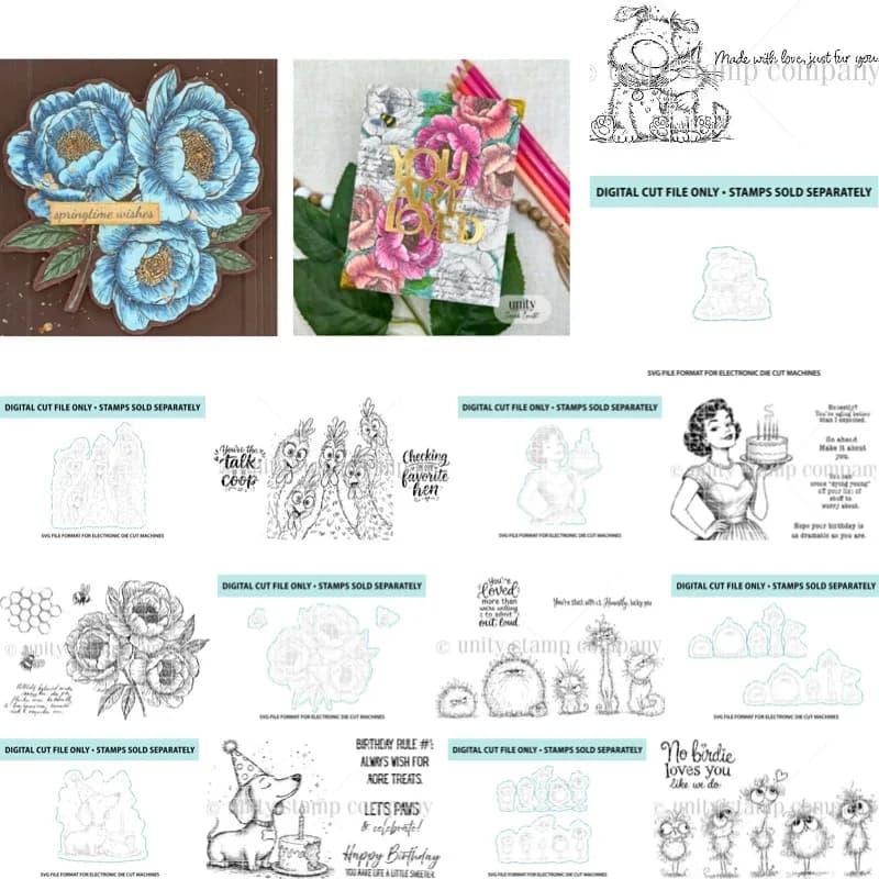 Fustelle e timbri divertenti a forma di gallina per il compleanno, decorazione per scrapbook e diario, stencil per goffratura, biglietto fai da te