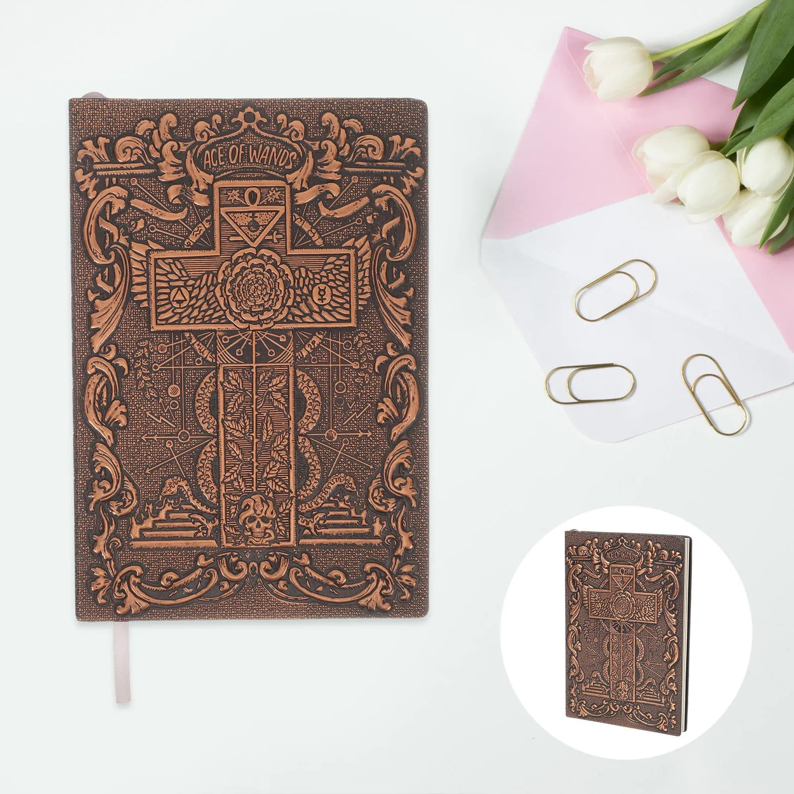 Vintage PU Cover Retro Embossed Journal Sketchbook Notepad Diary Travel Writing Blank Book for Men Women Gift