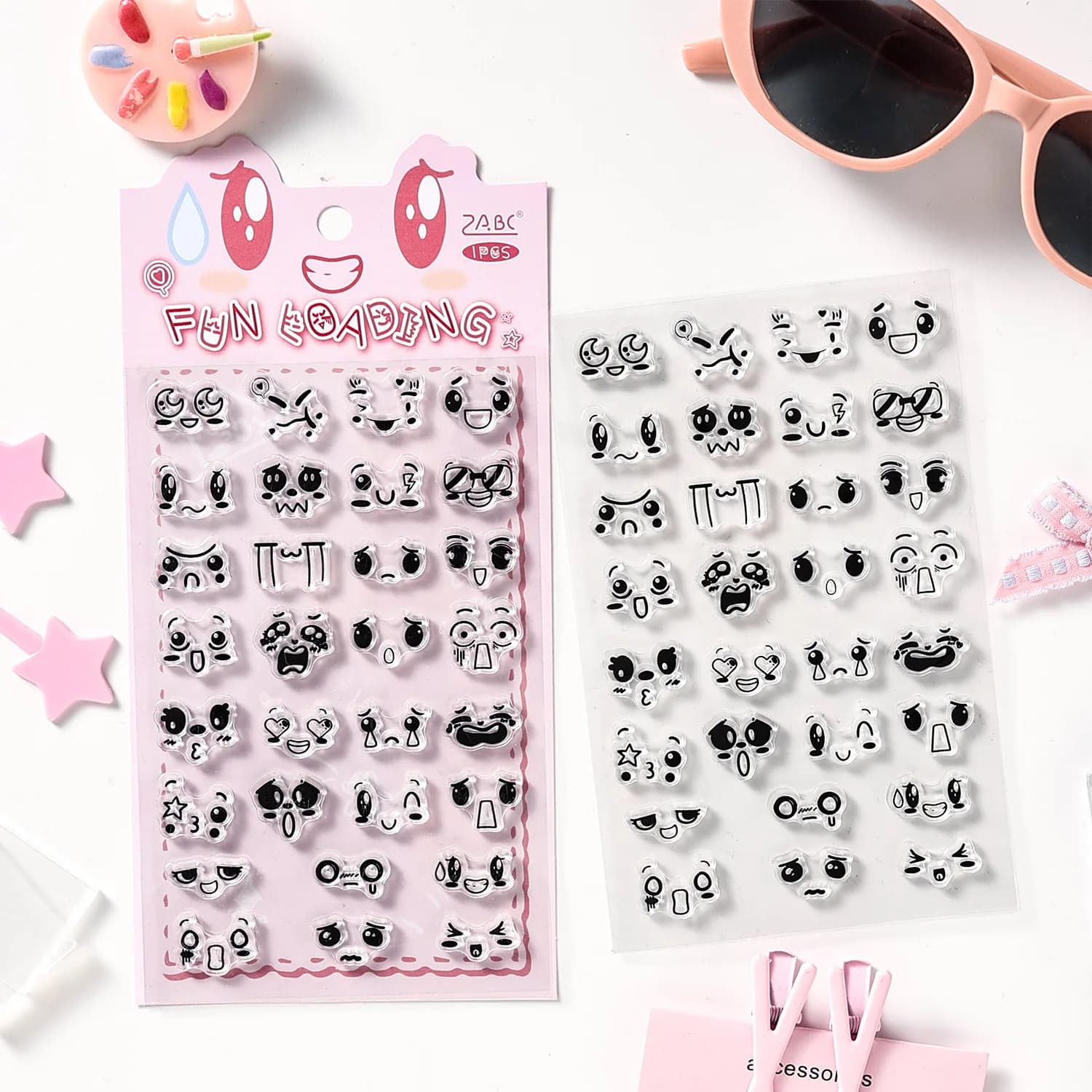 Mood Diary Stamp Set Scrapbooking Craft Supplies Animal Cartoon Silicone Stamping Seal Notebook decoration