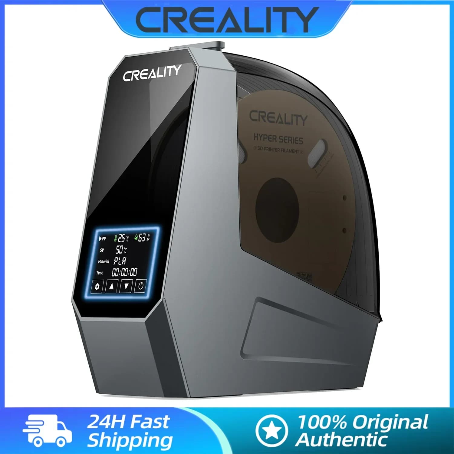 Nuovo Essiccatore per Filamenti Creality 3D Space Pi, Deumidificatore Regolabile per 1KG di Filamento 45 ℃ -70 ℃ Impostazione del Tempo di Asciugatura 0-48h per Stampante 3D