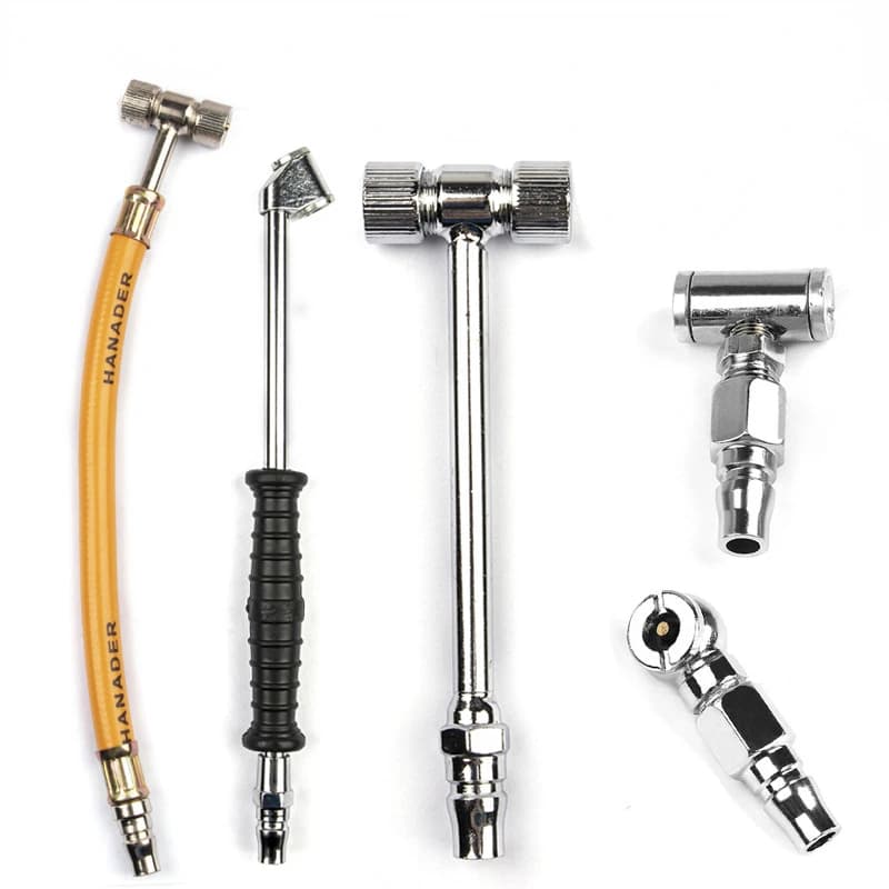 Tubo di gonfiaggio dell'aria per pneumatici Adattatore per tubo di prolunga per pompa gonfiabile Torsione Connessione dell'aria per pneumatici Bloccaggio Mandrino dell'aria Bici Moto