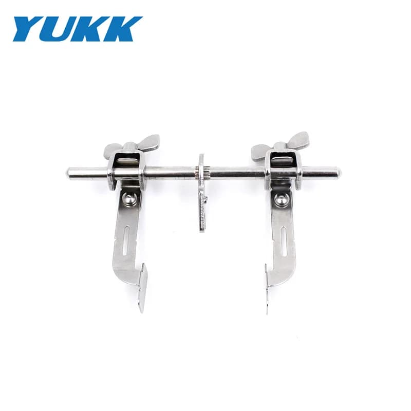 Double Guide Stitch Ruler For Industrial Single Needle Lockstitch Sewing Machine Accessories Left Right Fabric Guide Parts A-009
