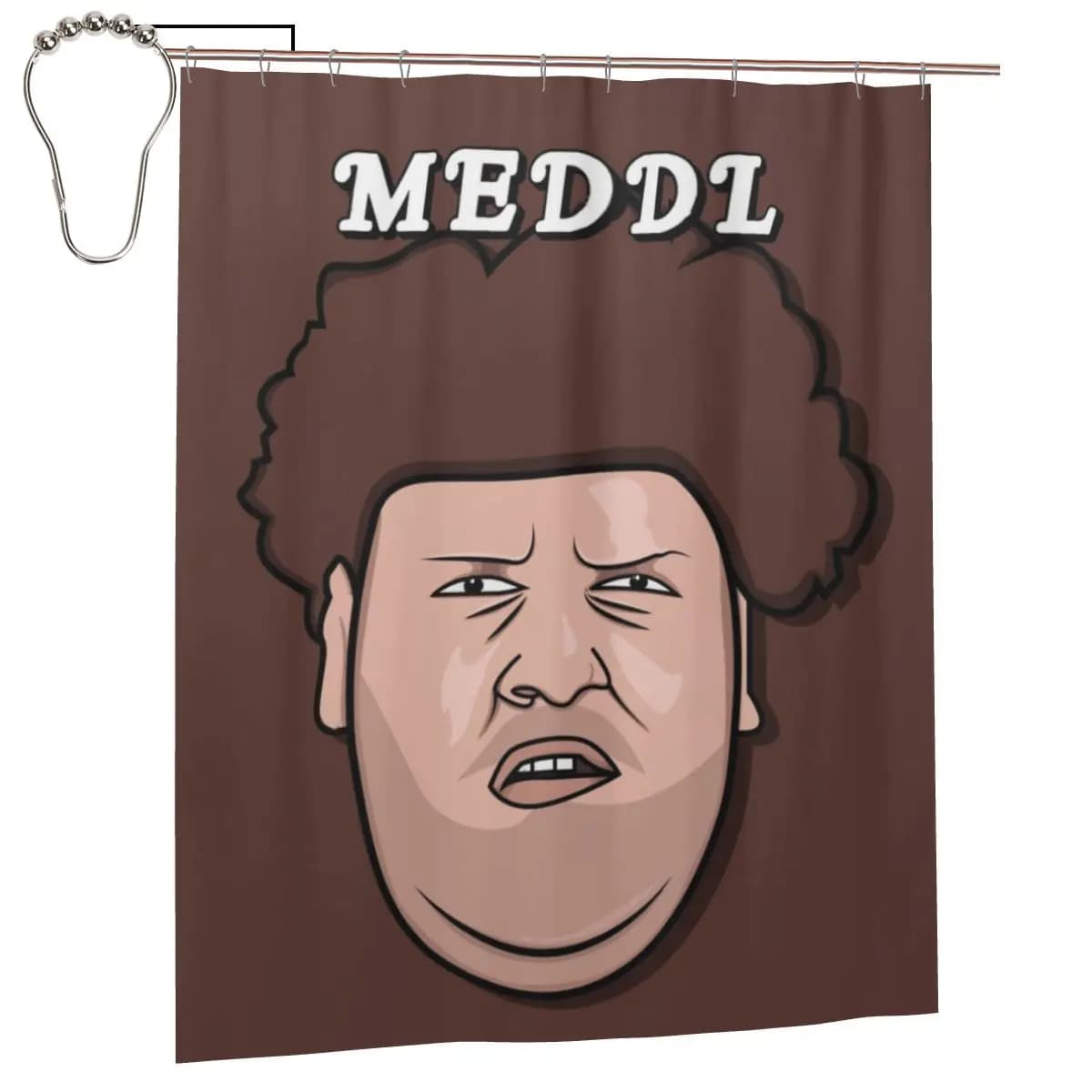 Dragon Lord Rainer Winkler Illustration Oger Mett Tenda da doccia per bagno in poliestere impermeabile con ganci