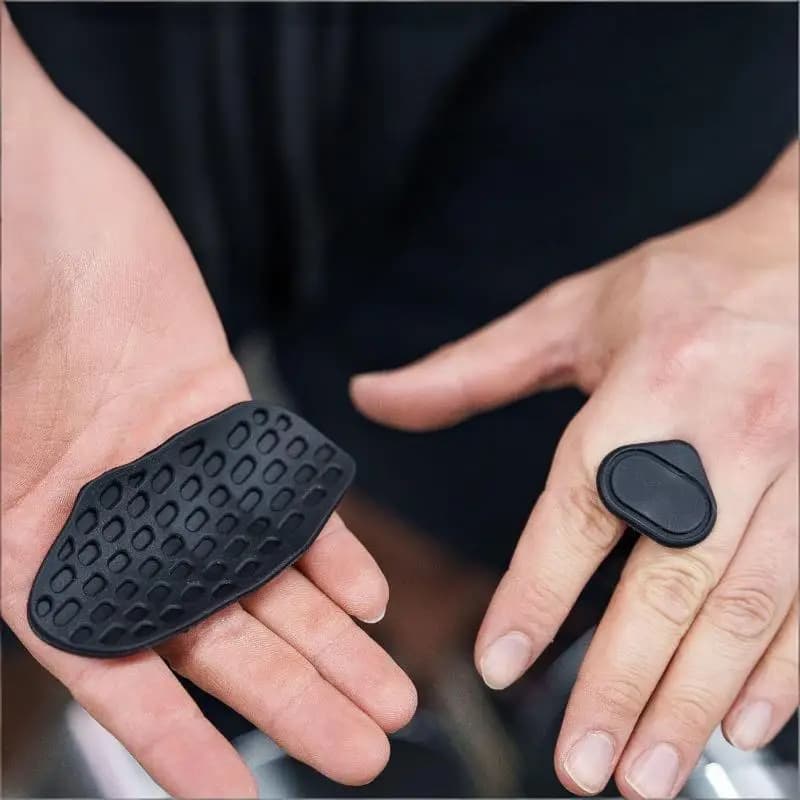 (HB05)Weight Lifting Grips Workout Gloves Flexible Hand Protection For Men Women Gym Fingerless Pull Up Bodybuilding Gymnastics