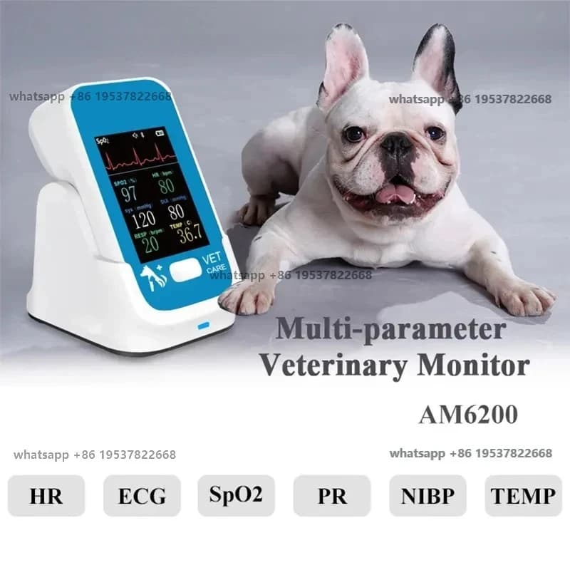 Vetec Instrument for Animal Health: Oximeter and Cardiac Frequency Meter, Pressure and Temperature for Dogs and Cats