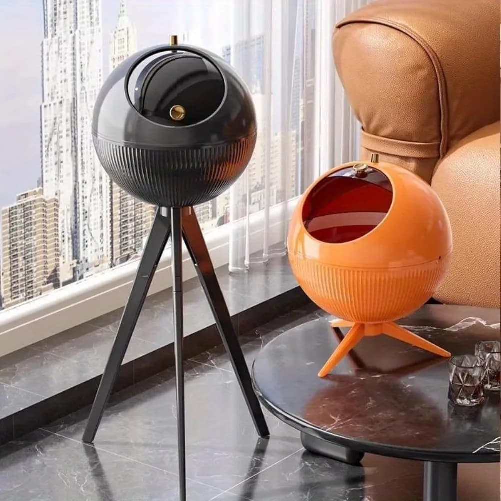 Cestino per rifiuti di fascia alta Camera da letto Cucina Mobile Recycle Bin Cestino per soggiorno domestico di fascia alta Non è necessario piegare il regalo