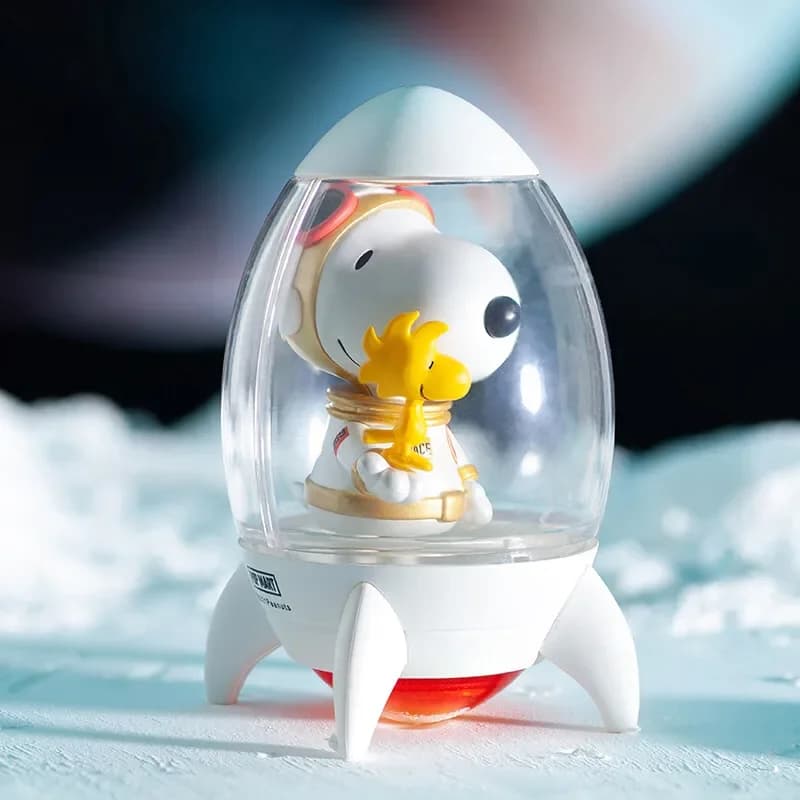 POP MART Snoopy Space Series Cieco Scatola Casuale Giocattoli Kawaii Anime Action Figure Caixa Caja Surprise Mystery Box Bambole Ragazze Regalo