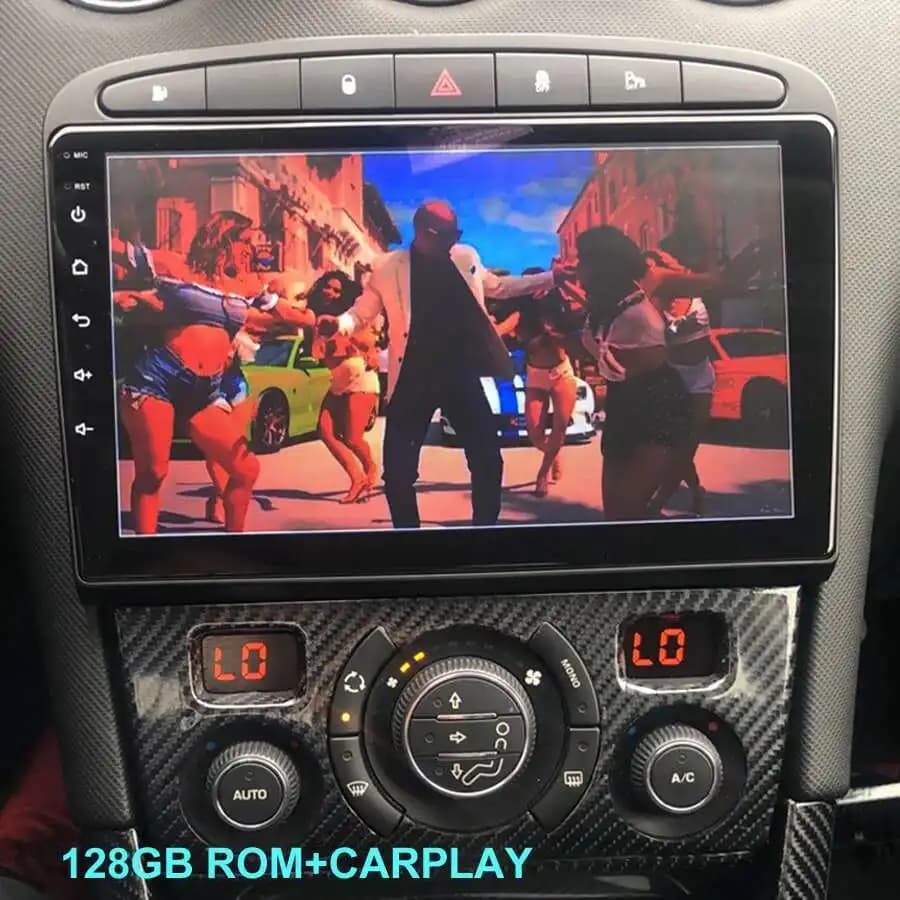Carplay Car Stereo For Peugeot 408 Radio Multimedia Video Player For Peugeot RCZ 308 308SW Android 13 GPS Navigation Head Unit