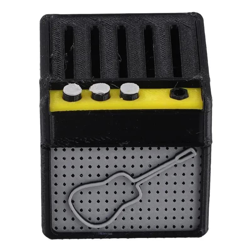 A89E-Guitar Picks Holder , Guitar Pick Display Case,Mini Guitar Pick Box Guitar Pick Storage