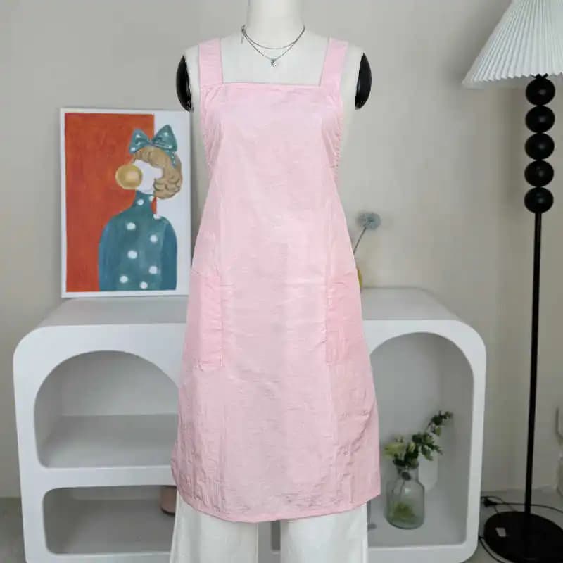 Pet Shop Non Stick Hair Apron Pink Dog Grooming Work Clothes Anti Hair And Anti-static Pet Groomer Smock Pet Hospital Uniforms