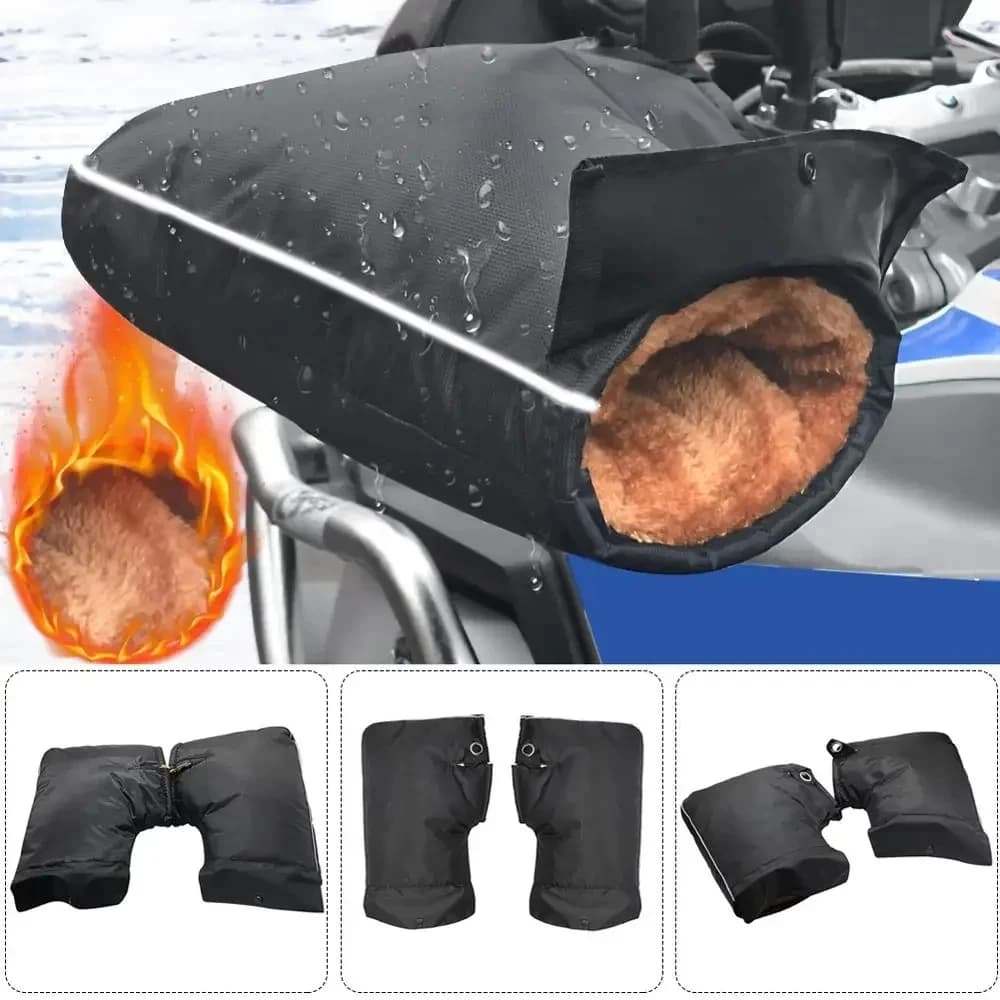 2024 Scooter elettrico protettivo Spessore caldo Impugnatura per manubrio Manicotto per manubrio Guanti da moto antipioggia Guante Moto Guanto invernale