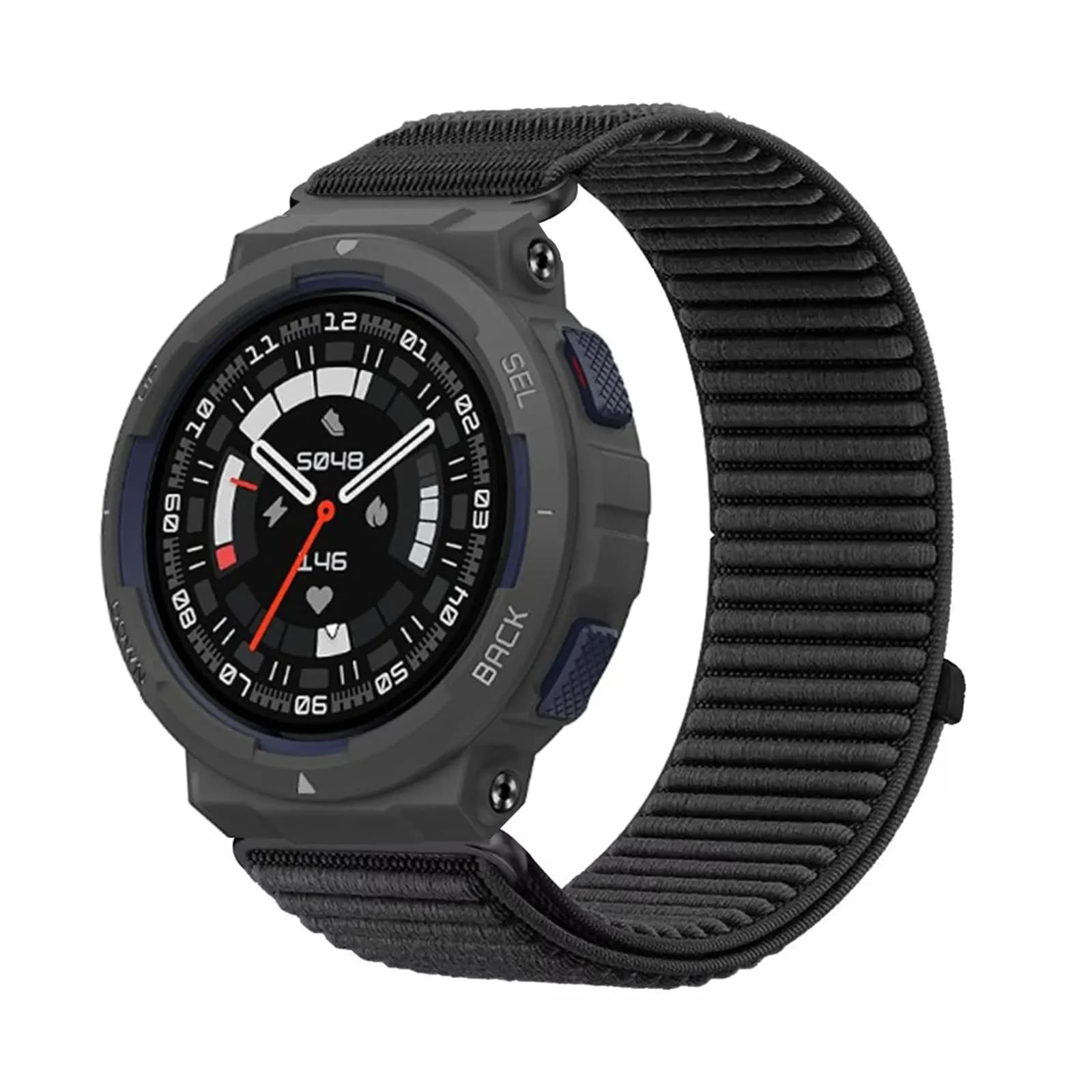 Fasce in nylon per Amazfit Active Edge Band, cinturino elastico in nylon velcro morbido