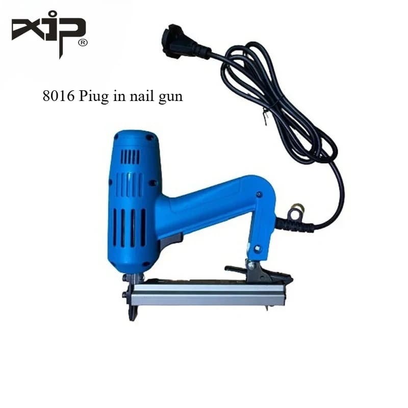 Chiodatrice elettrica e pistola cucitrice Strumenti fai-da-te per la lavorazione del legno, carpenteria e costruzione Pistola per chiodi a impatto 8016 per cornici in legno