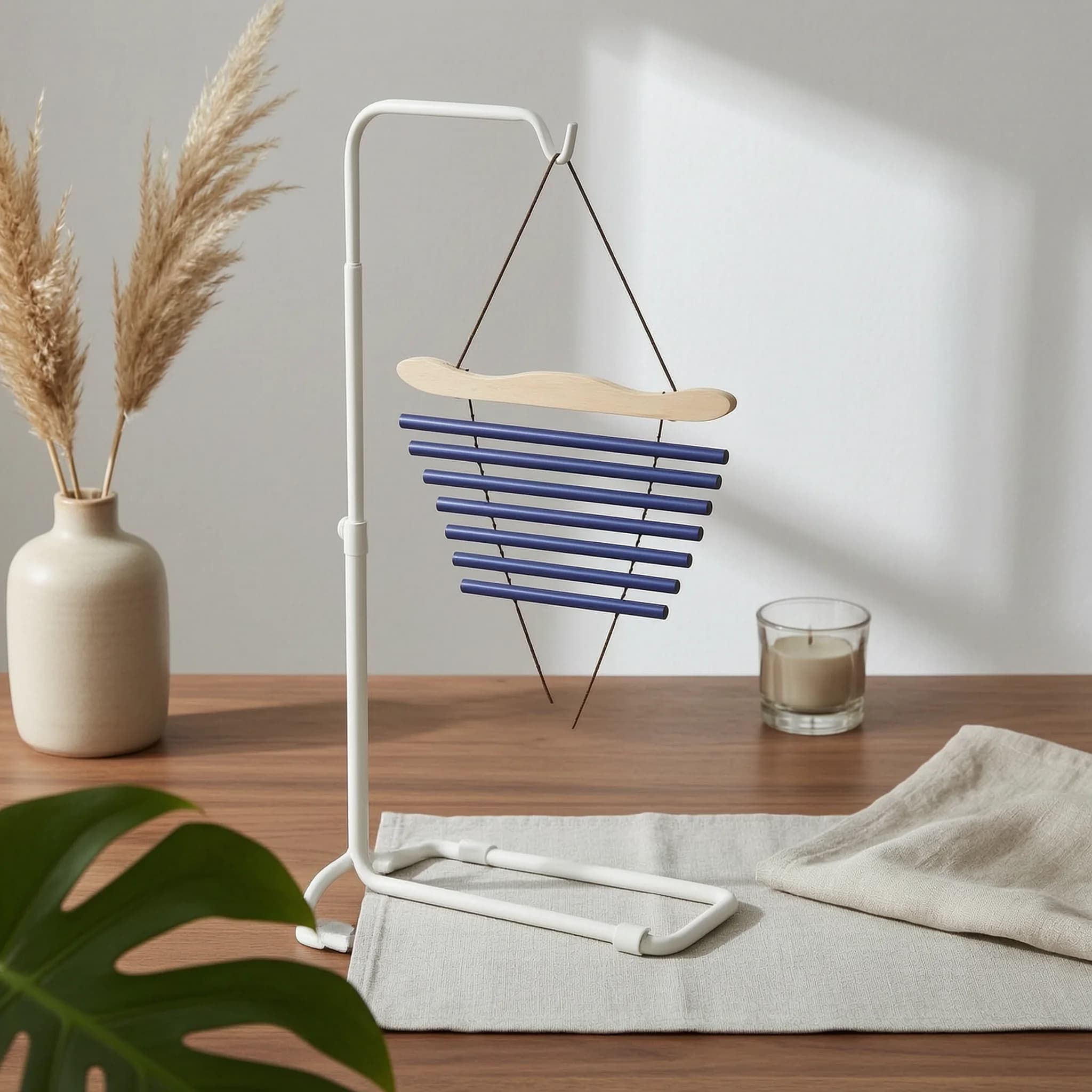 9-Tone Wind Chime Resonant Hanging Chime with Mallet Chimes Instrument Melodious Sound Healing Instrument Pure
