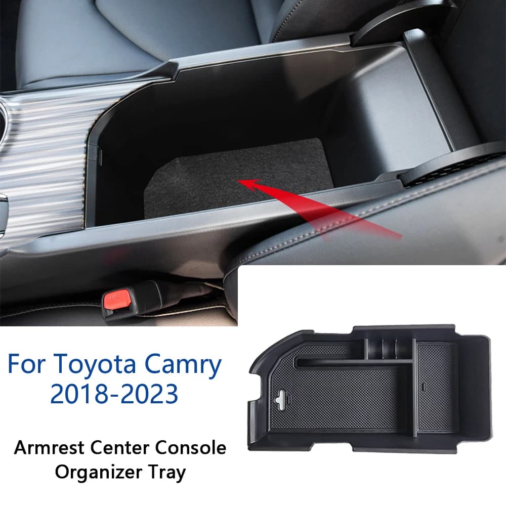 Per Toyota Camry XV70 2018 2019 2020 2021 2022 bracciolo Console centrale Organizer vassoio portaoggetti portaoggetti accessori interni auto
