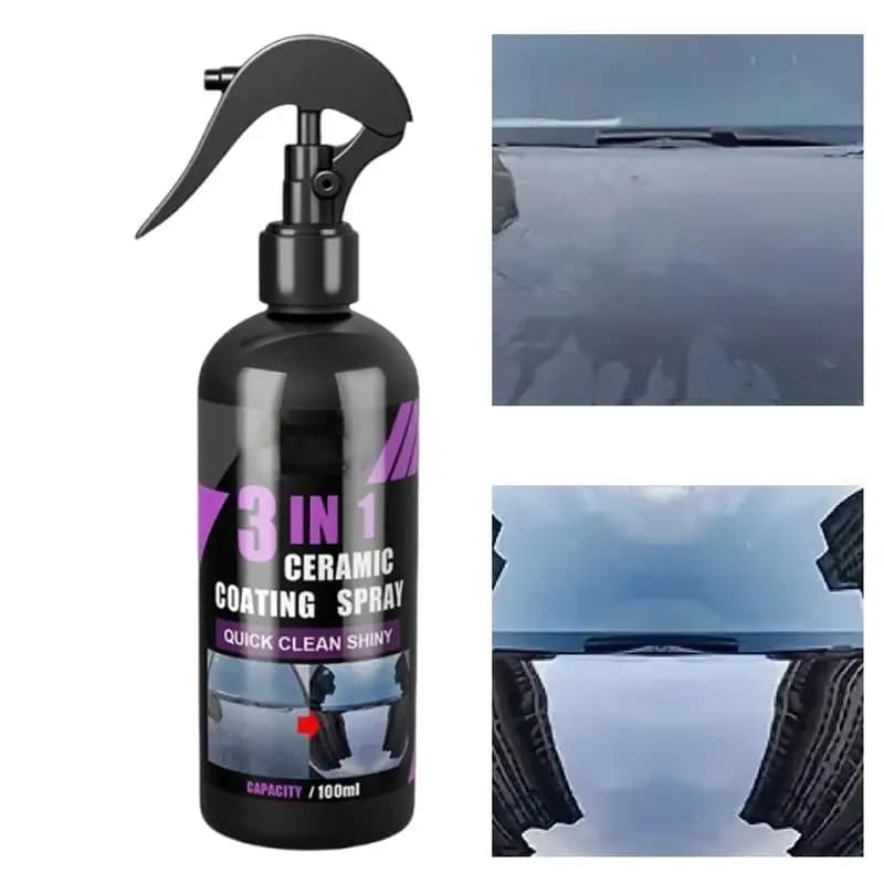 Spray per rivestimento ceramico 100ml Potente cera nano Spray ceramico Cura professionale della vernice Agente di rinnovamento liquido Top coat automobilistici