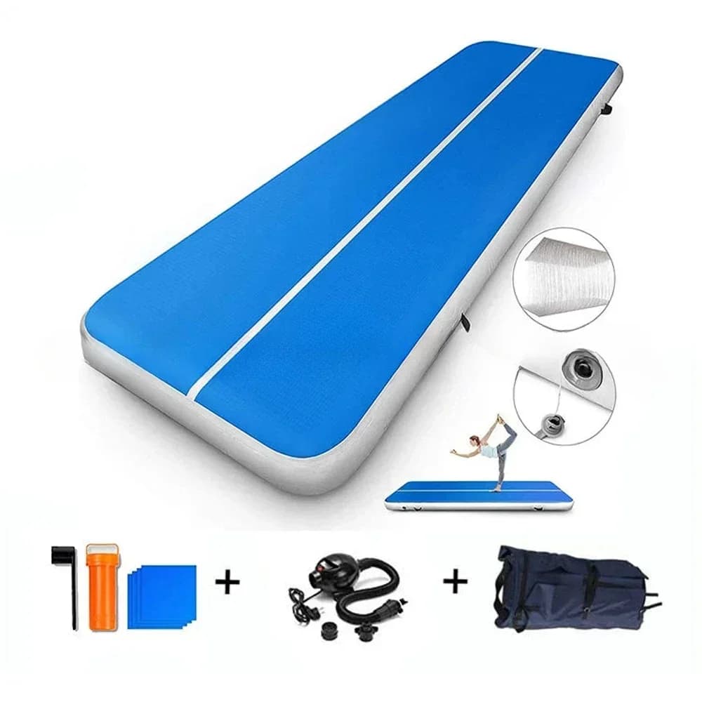 Tappetino Gonfiabile Multifunzione in PVC 4x2m per Ginnastica, Yoga, Air Track e Acquagym per Sport all'Aperto 2026