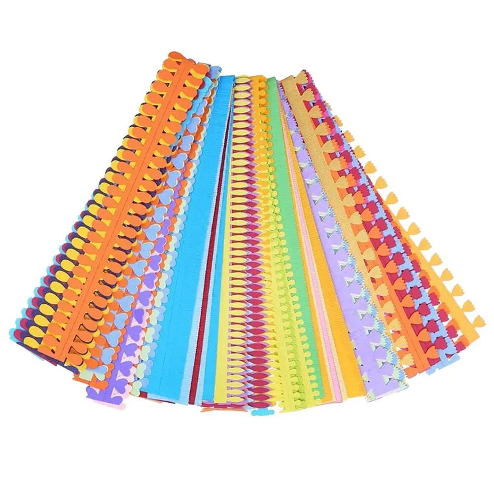 60 Pcs Quilling Paper Kits Flower Making Craft Supplies Scrapbooking Decorations Set Diy Rice Paper Petal Quilling Art Strip