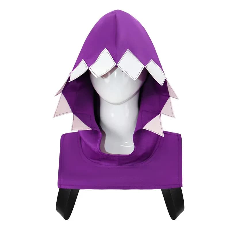 Jinx Arcane Cosplay Outfit Parrucca Anime Gioco LoL Cappello viola Accessori Abiti Festa di Halloween Gioco di ruolo Vestito per Womena;3,v'5.t;