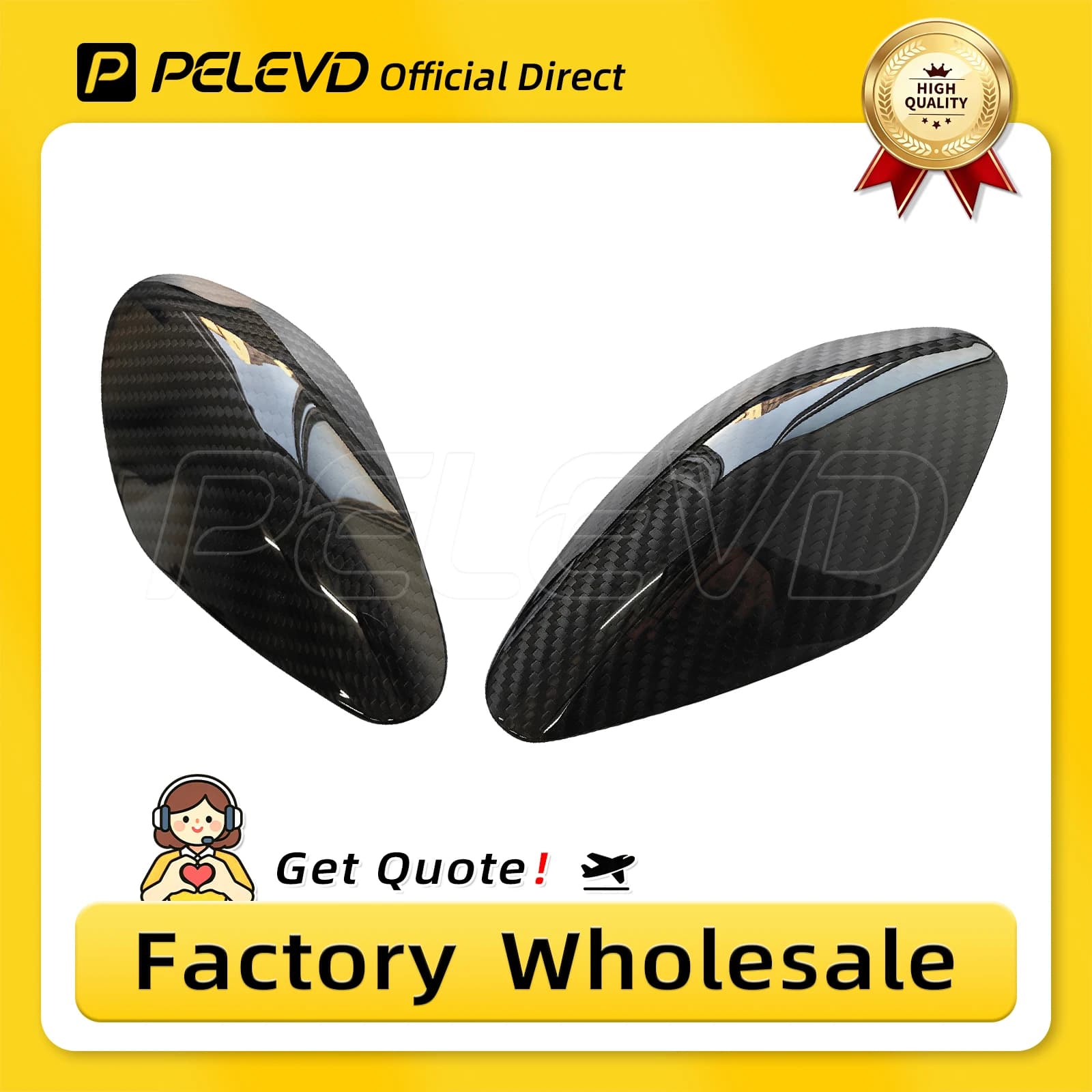 PELEVD 100% CARBON FIBER Motorcycle Fuel Tank Cover Falling Protection For KAWASAKI Z650 2017- 2024 2025 2026