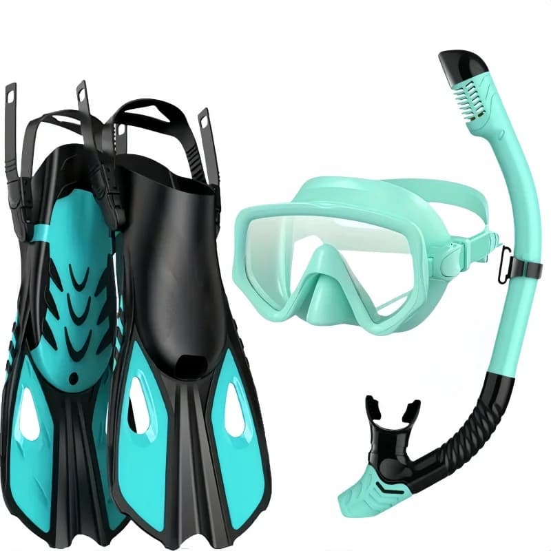 Set Snorkel XIAOTREE with Mask and Pine, Adult Diving Equipment, Mask Overview, Adjustable Pins, Snorkel Dry Top