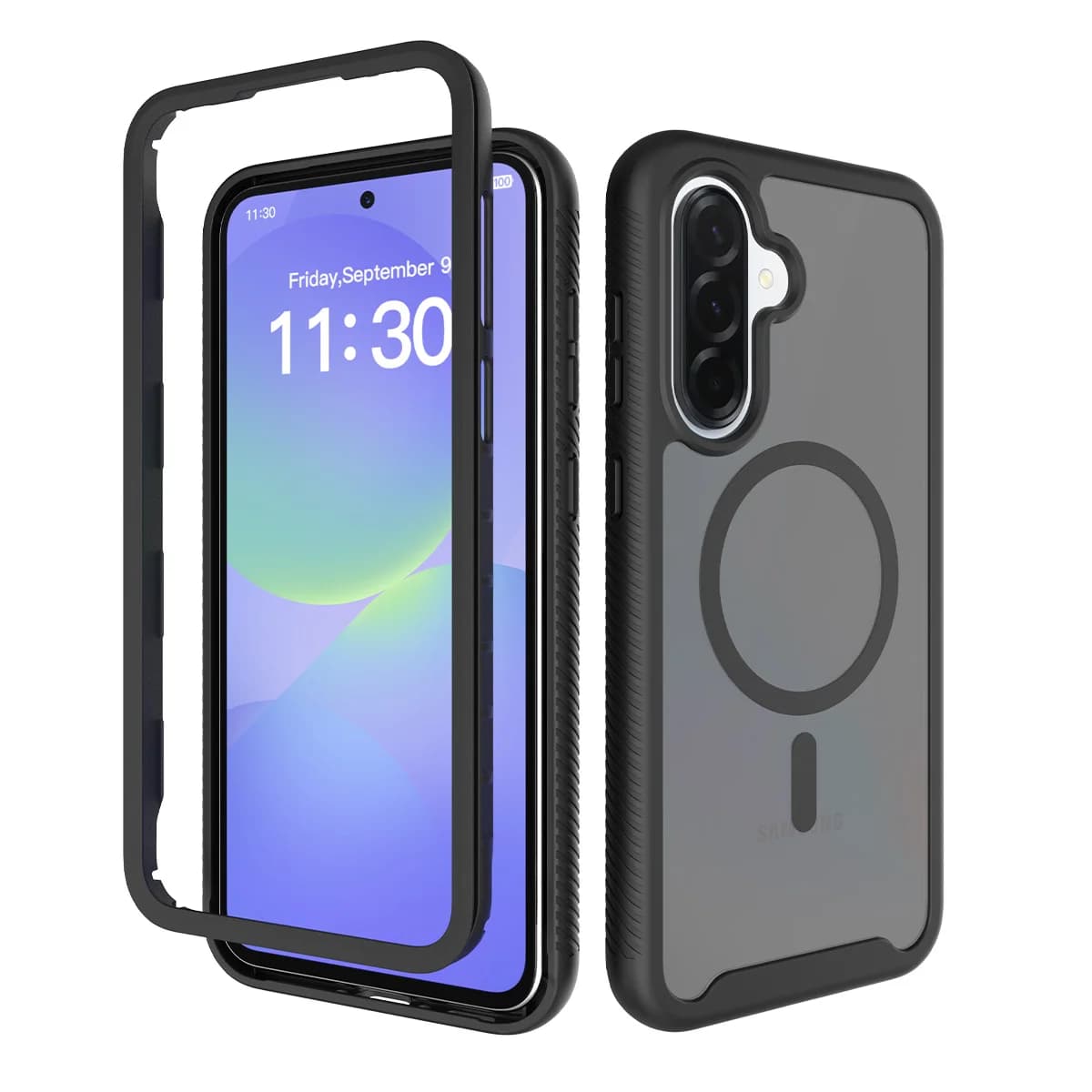 Custodia Magnetica Comoda in Acrilico Satinato per Samsung Galaxy A57 5G S26 Ultra A17 A37 A56 A36 A26 A16 S26 Plus