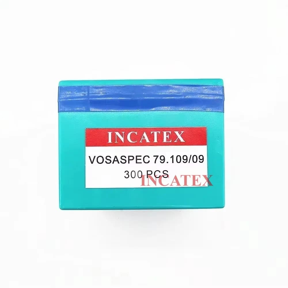 300 pz Incatex Ago Per Maglieria VOSASPEC 79.109/09 Per Shima Seiki Macchina Per Maglieria Cinese 8G Ago Piede Basso