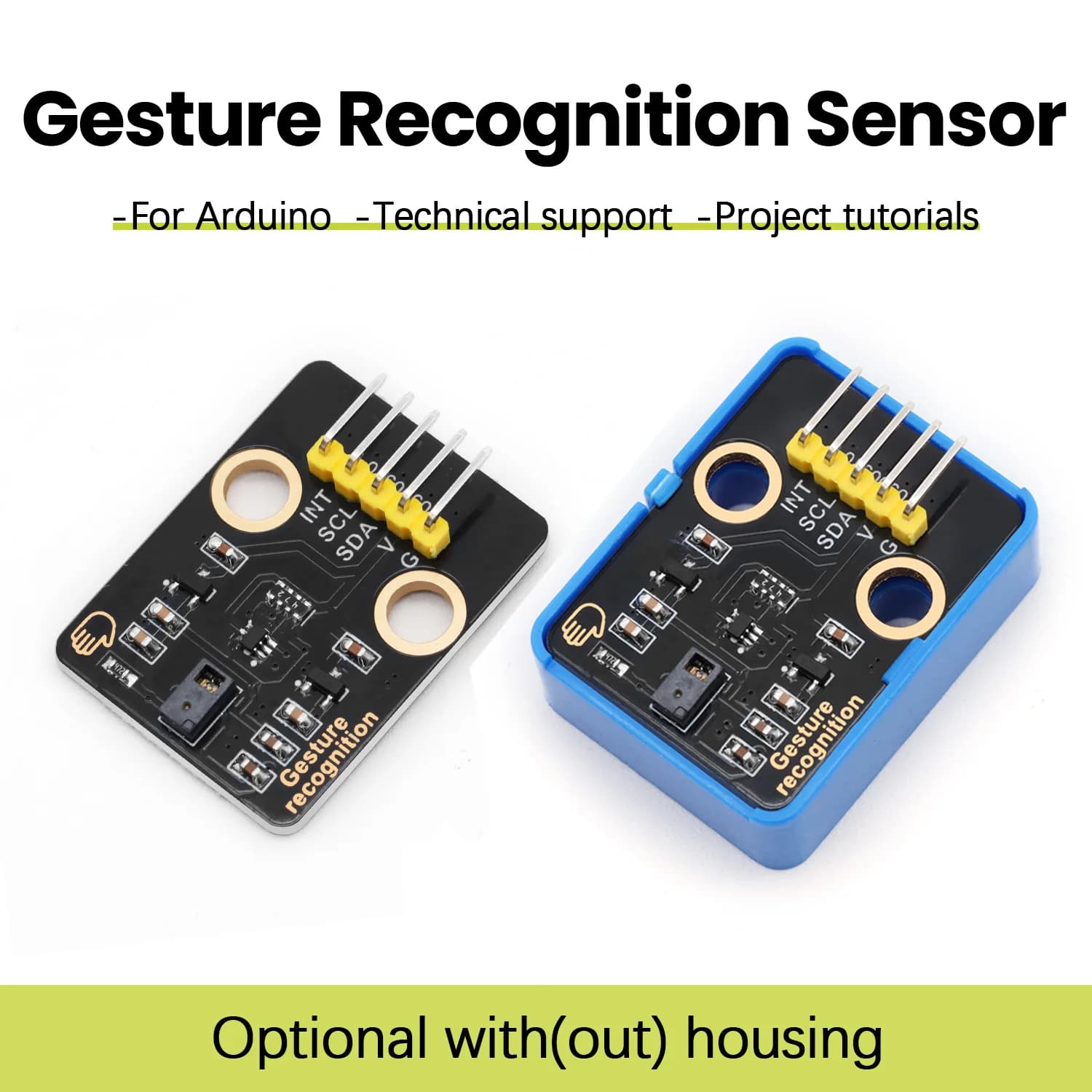 Sensore di riconoscimento gesti Keyestudio per Arduino opzionale con alloggiamento compatibile con il sensore di progetti fai da te dei blocchi Lego